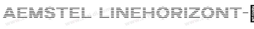 Aemstel LineHorizont字体转换